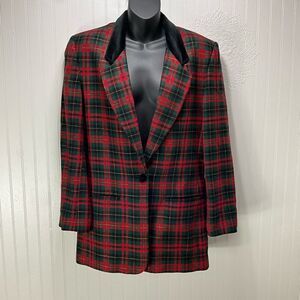 VINTAGE TALBOTS 100% Wool Holiday Blazer